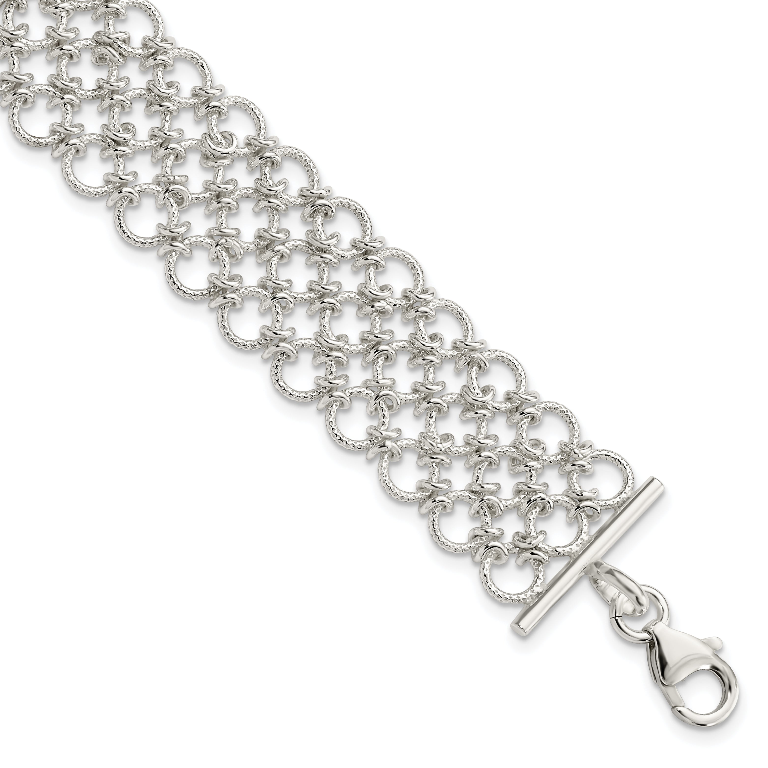 Sterling Silver Multi-Link Bracelet