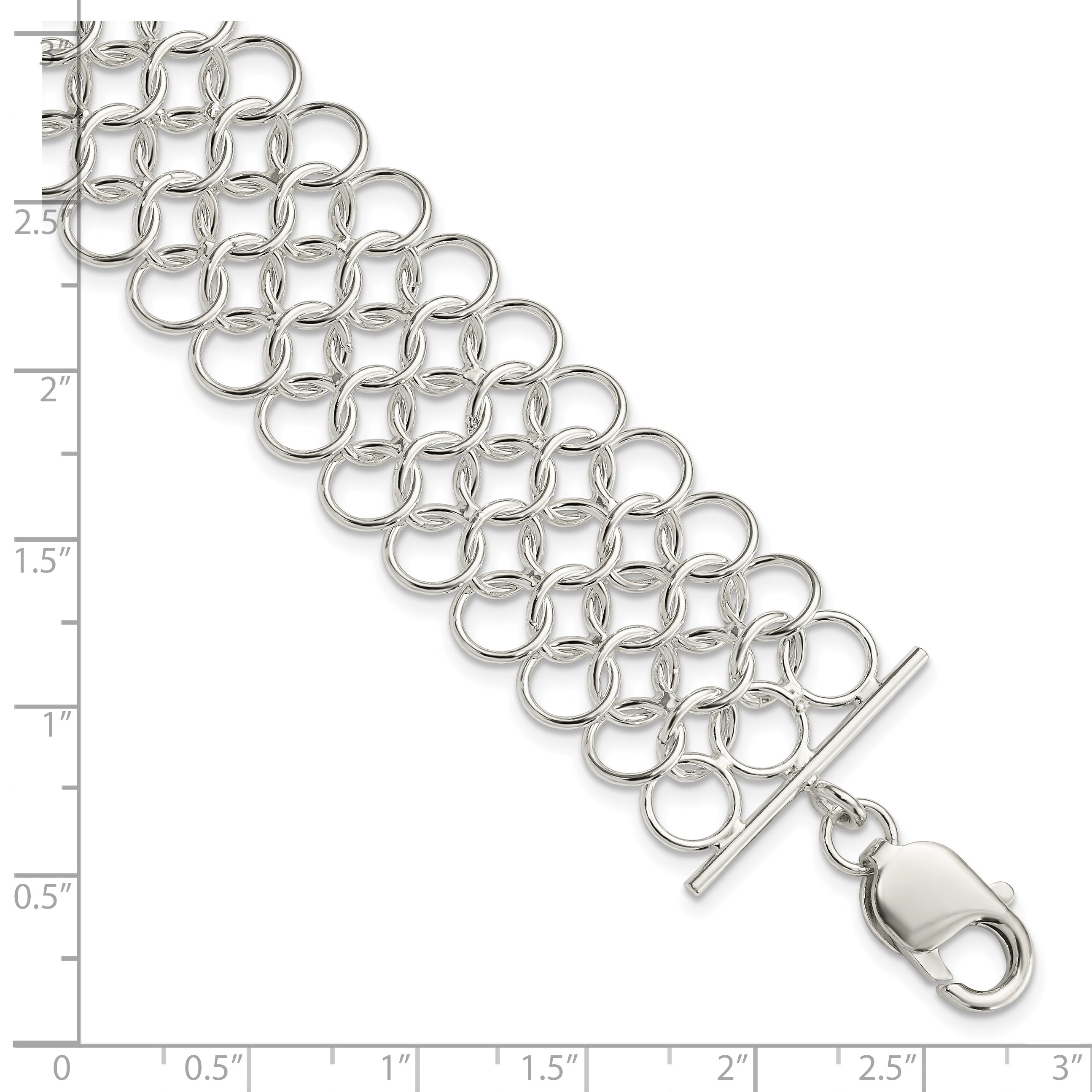 Sterling Silver Multi-Link Bracelet