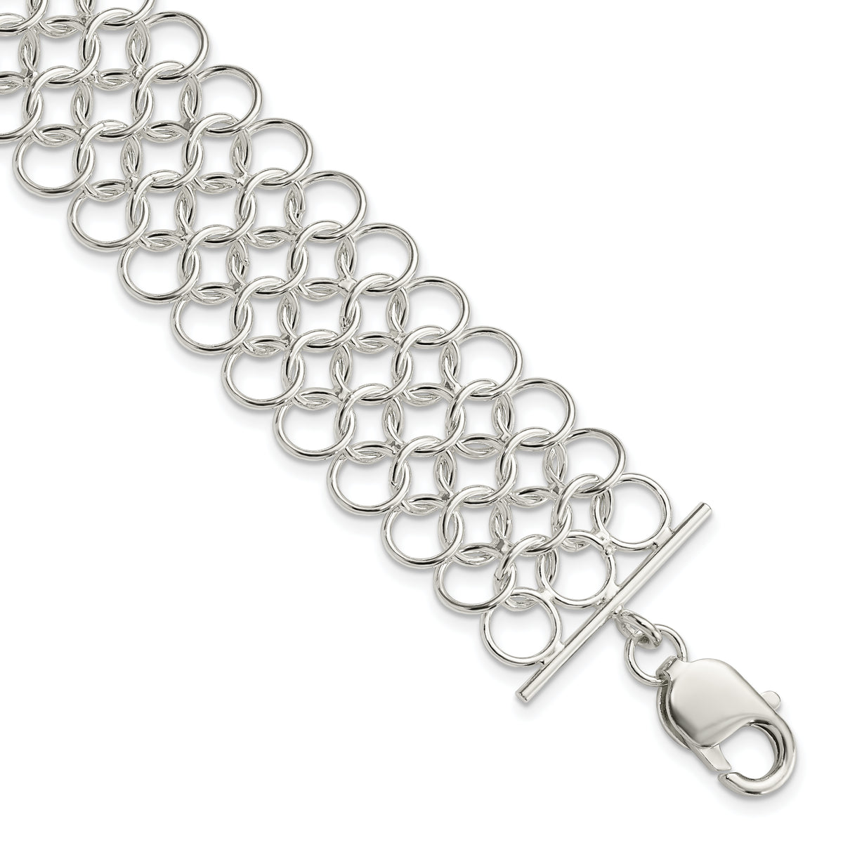 Sterling Silver Multi-Link Bracelet