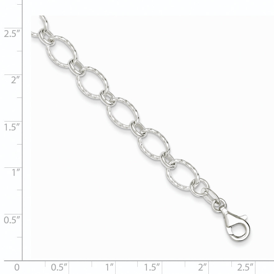 Sterling Silver Fancy Bracelet