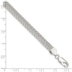 Sterling Silver 6mm Mesh Bracelet