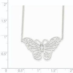 Sterling Silver Butterfly Necklace