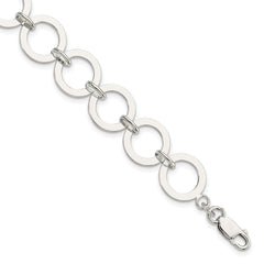 Sterling Silver Circle Link Bracelet