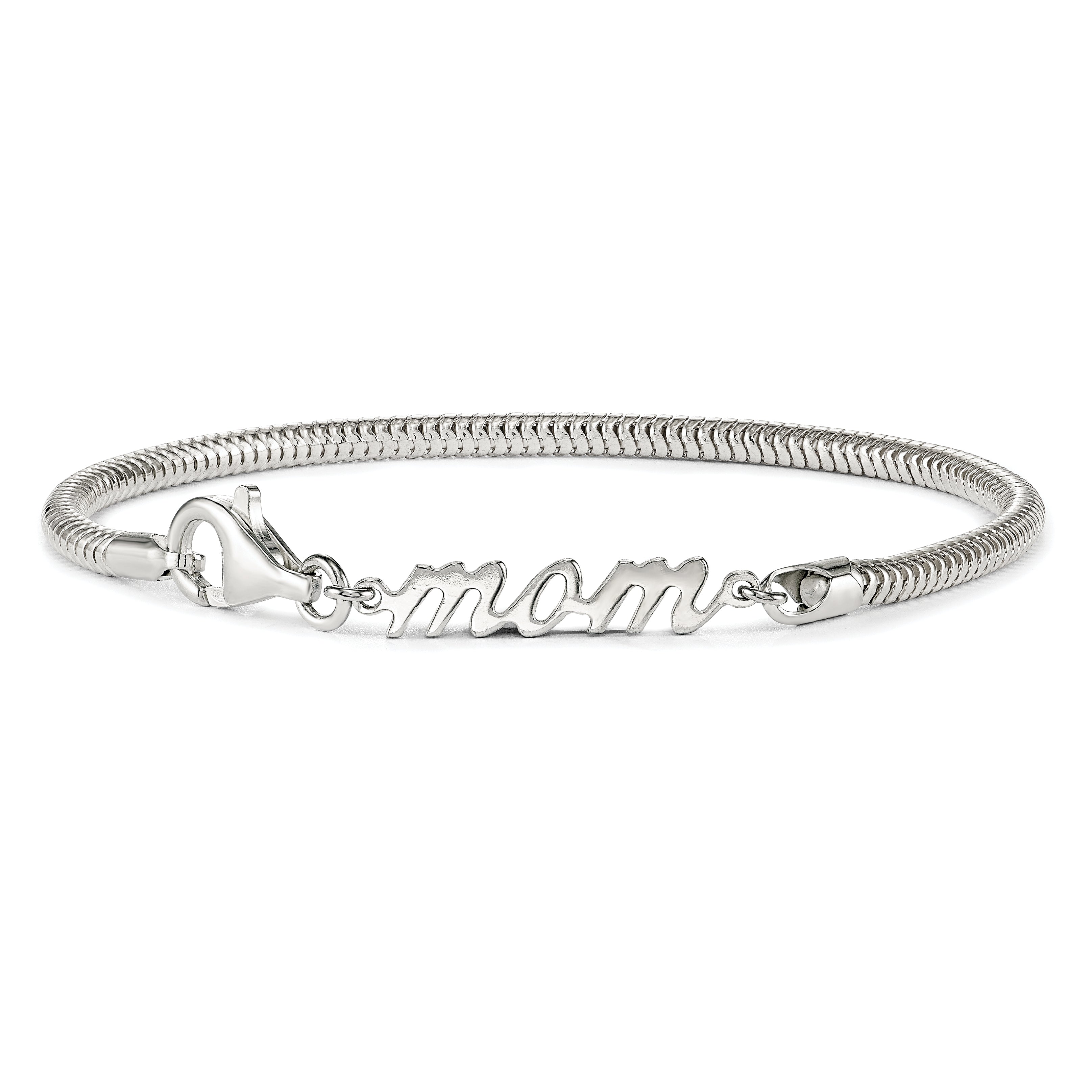 Sterling Silver MOM Bracelet