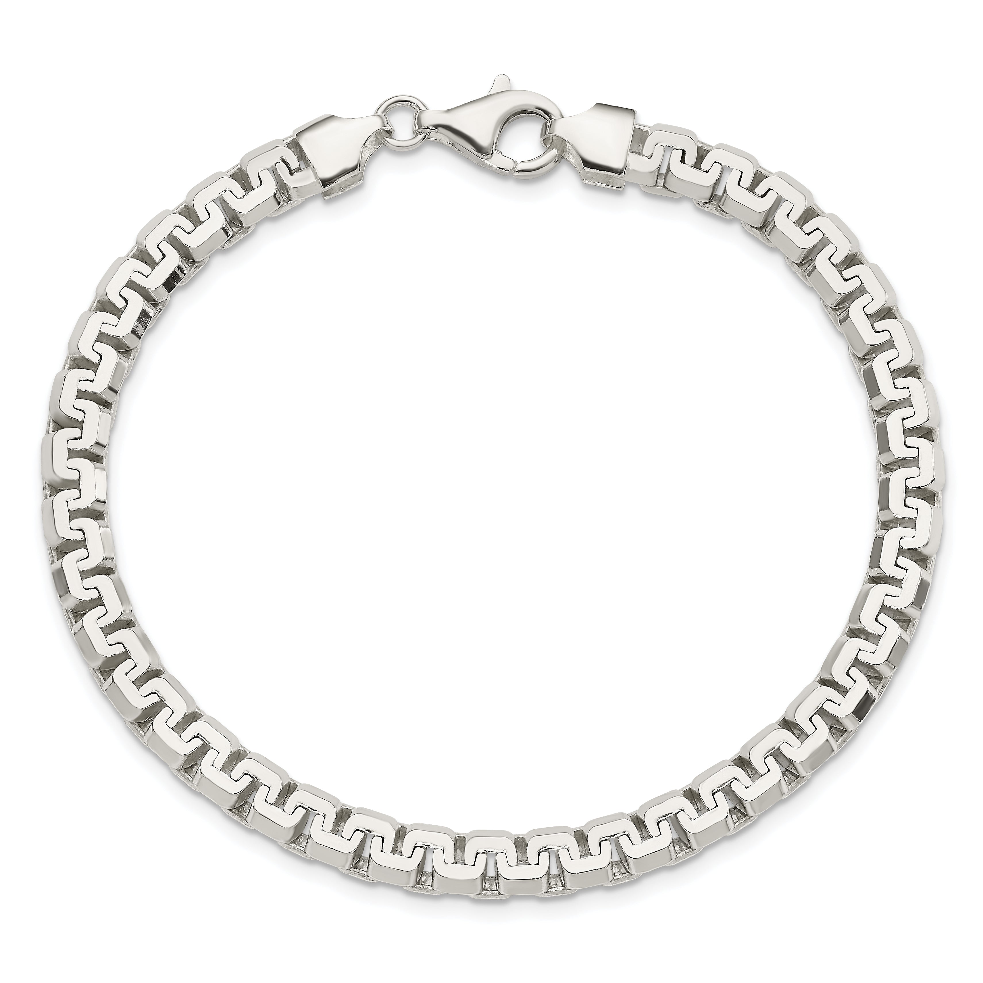 Sterling Silver Polished Fancy Bracelet