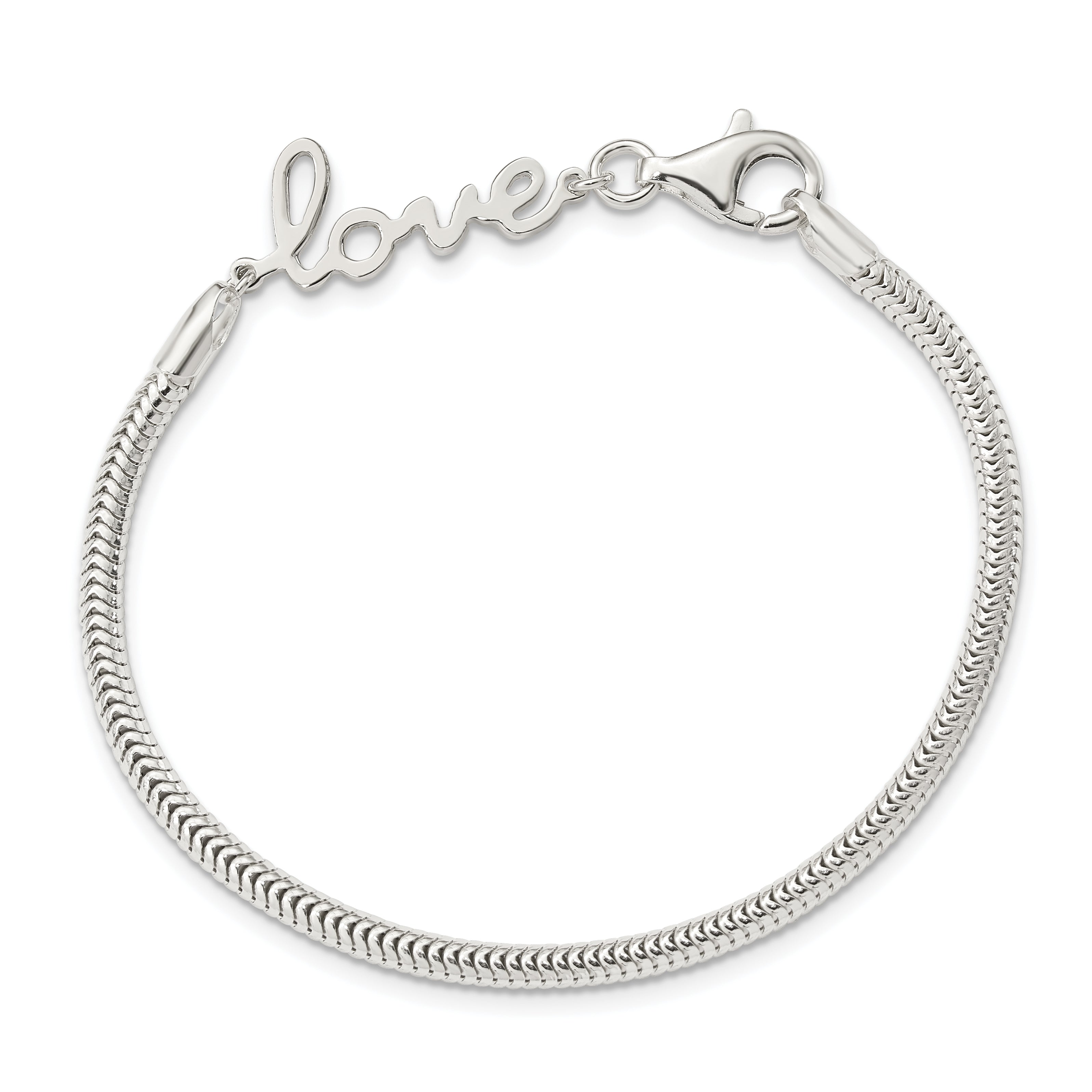 Sterling Silver LOVE Bracelet