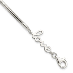 Sterling Silver LOVE Bracelet