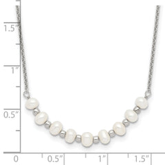 Sophia Jewelers Sterling Silver Children's Freshwater Pearl Necklace