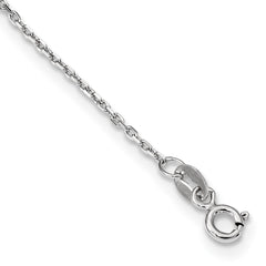 Sterling Silver Rhodium-plated 11-Station CZ Polished Necklace