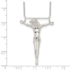 Sterling Silver Polished Corpus Necklace