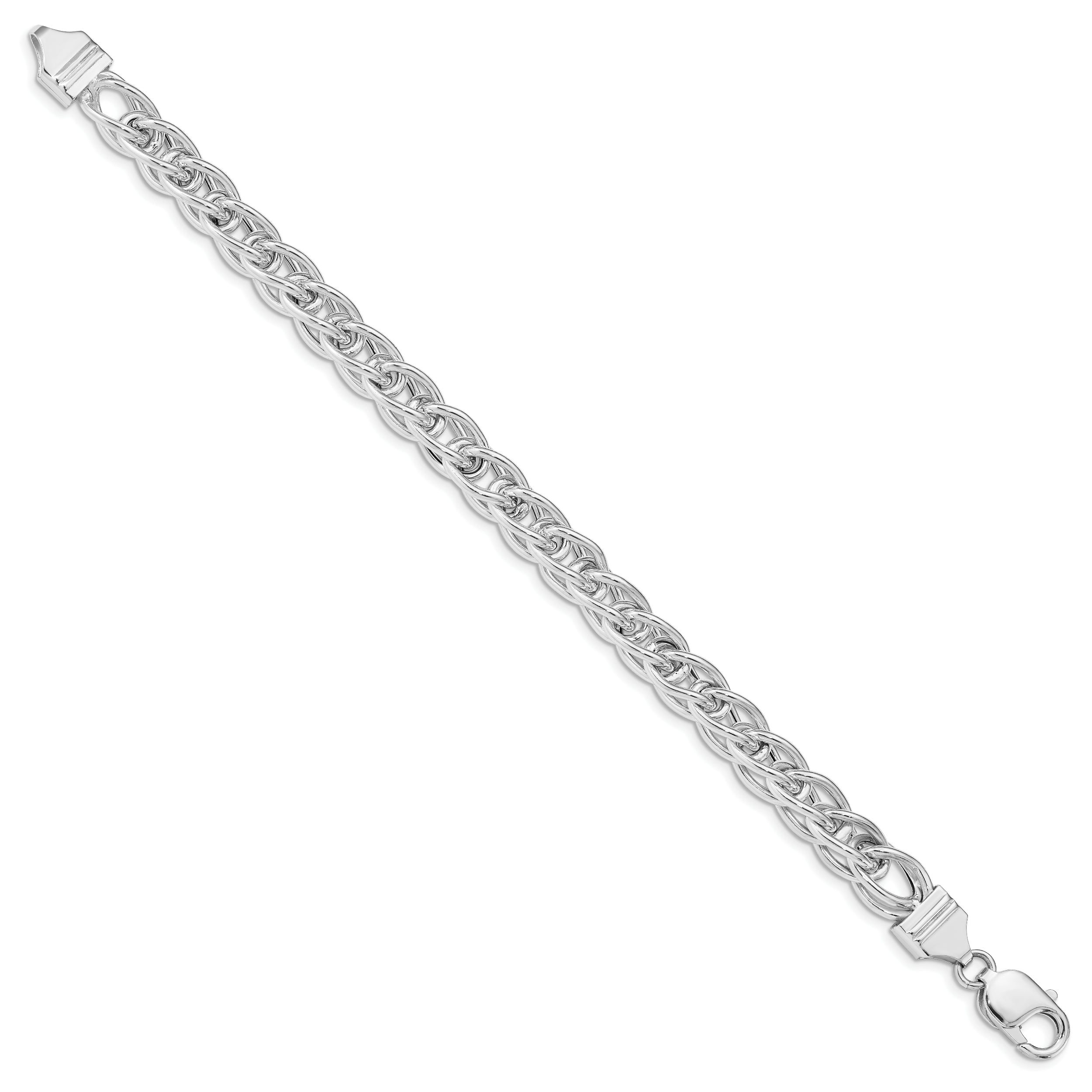 Sterling Silver Polished Link Bracelet