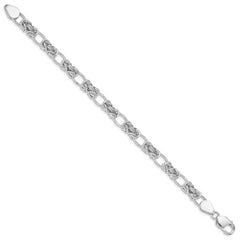 Sterling Silver Polished Link Bracelet