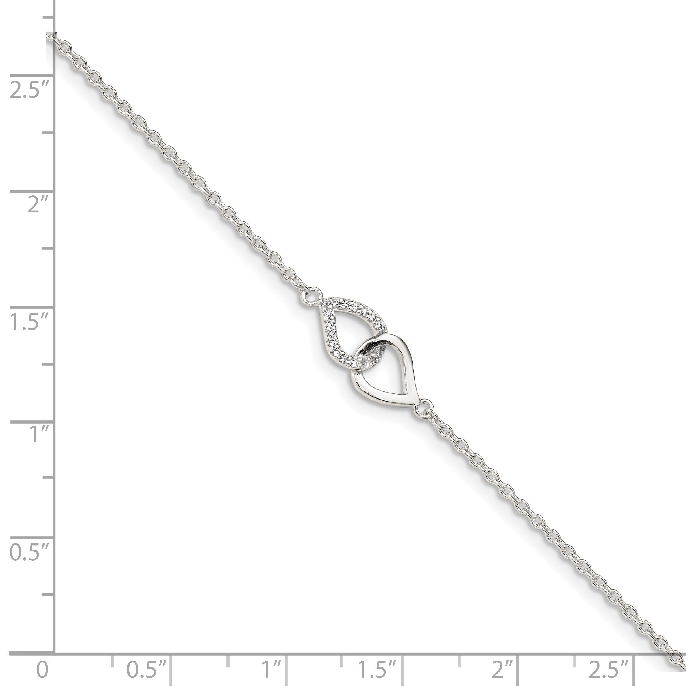 Sterling Silver CZ Bracelet