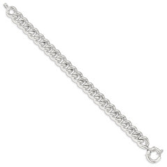 Sterling Silver Polished Curb Link Bracelet