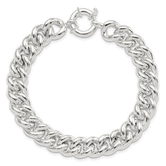 Sterling Silver Polished Curb Link Bracelet