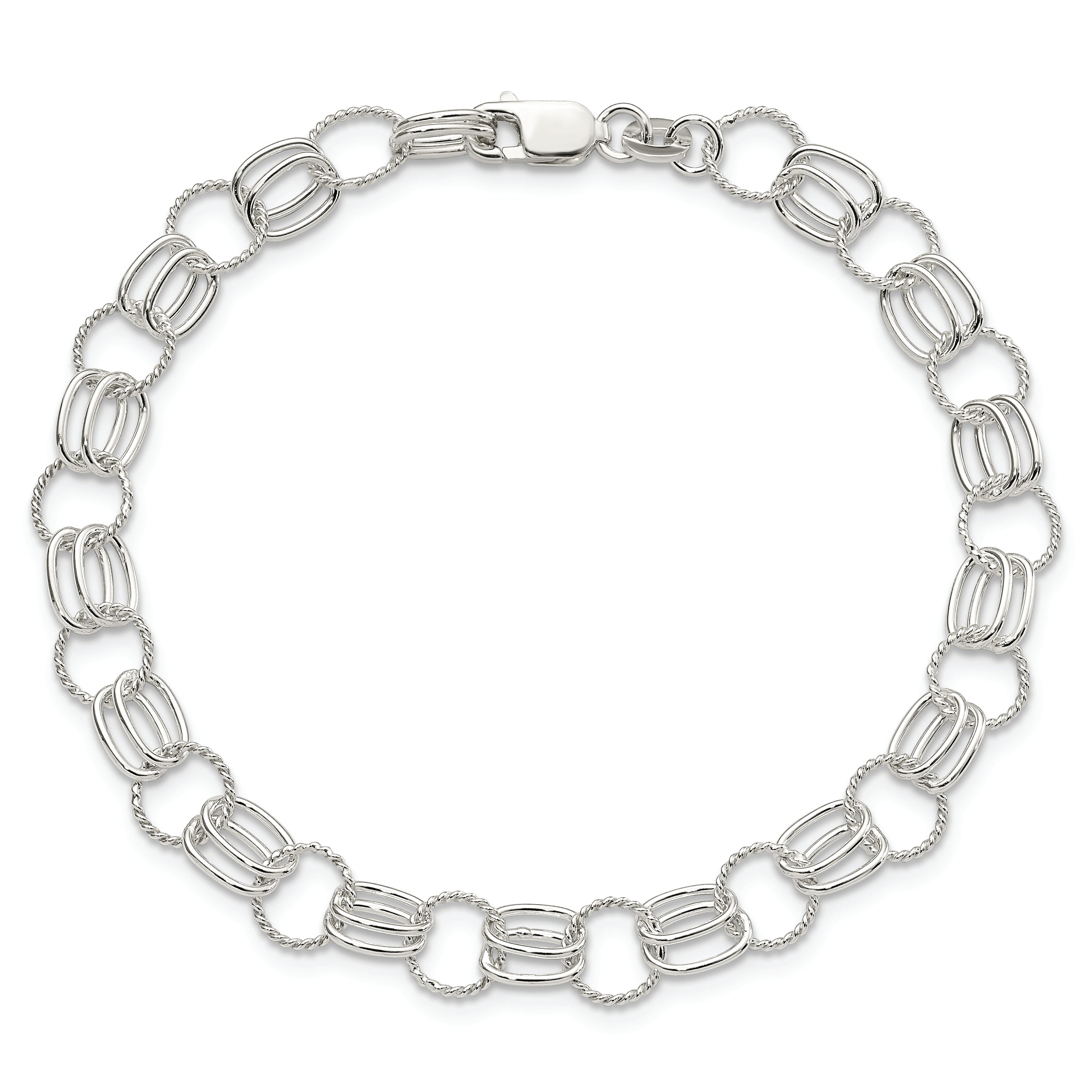 Sterling Silver Link Bracelet