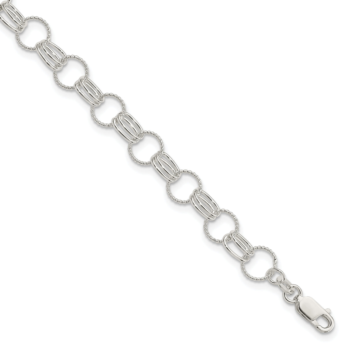 Sterling Silver Link Bracelet