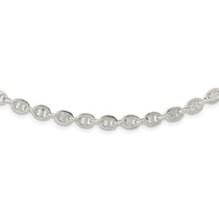 Sterling Silver Polished Fancy Link 18in Necklace