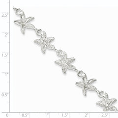 Sterling Silver Starfish Bracelet