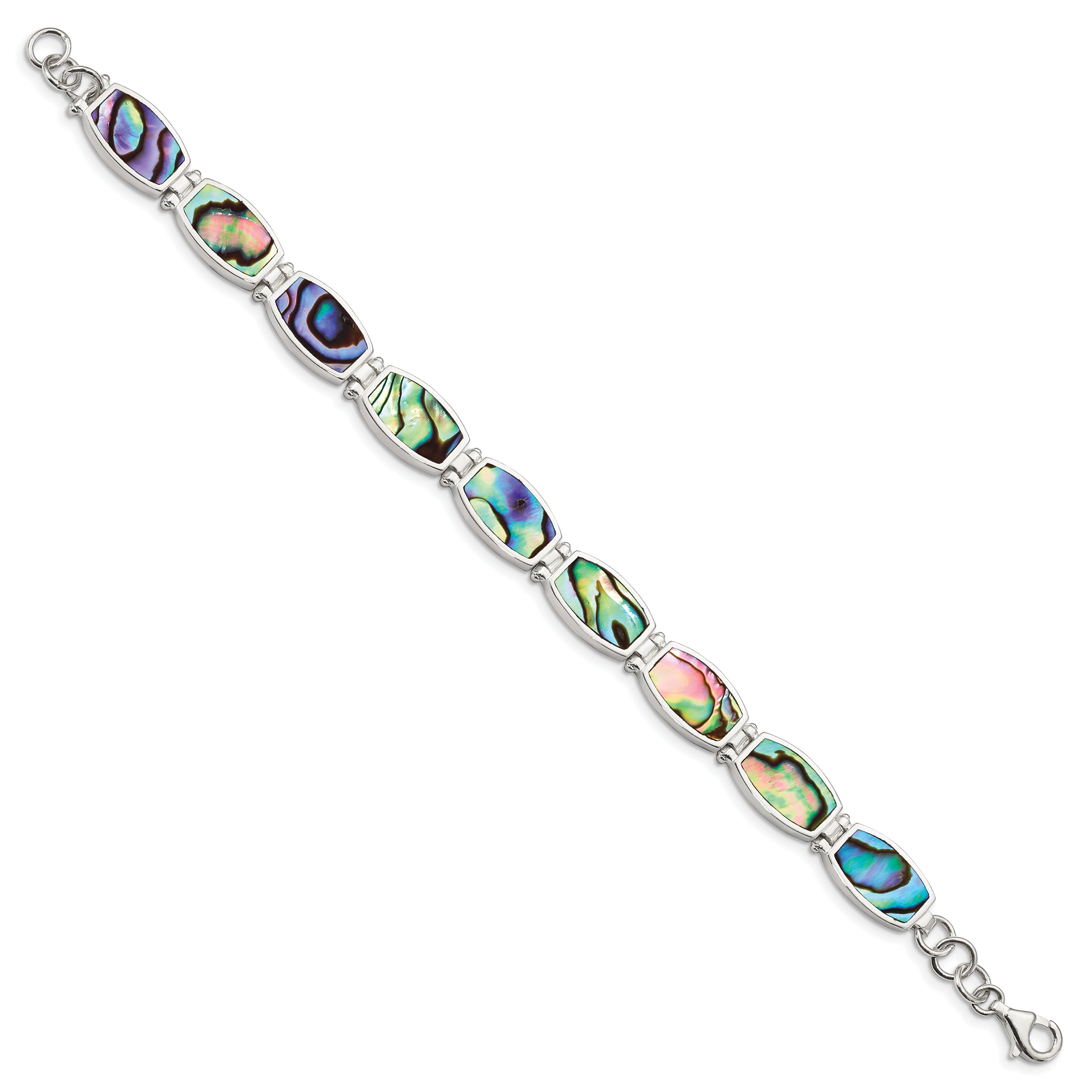 Sterling Silver Abalone Bracelet