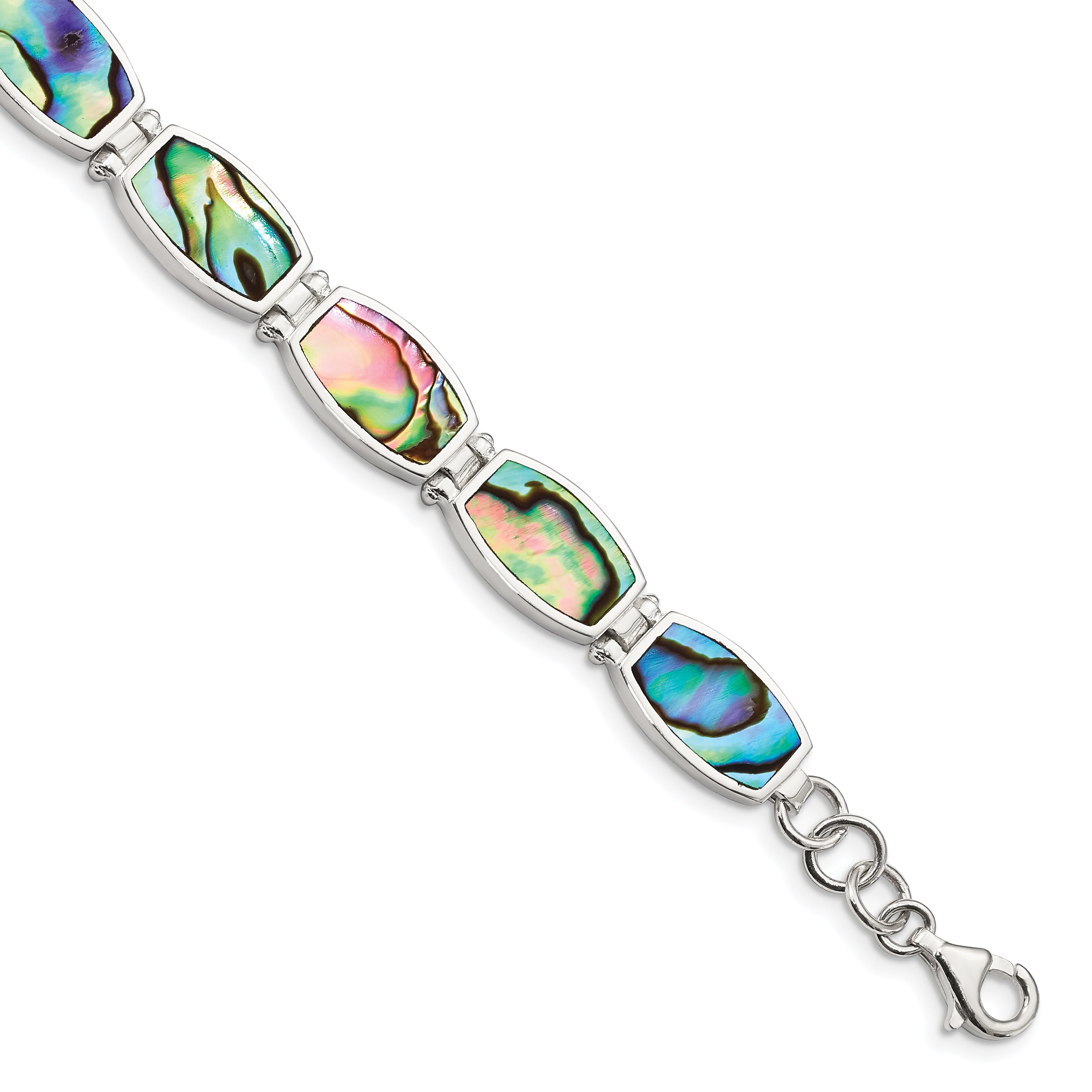 Sterling Silver Abalone Bracelet