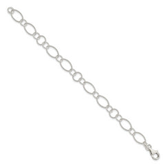 Sterling Silver Fancy Link Bracelet