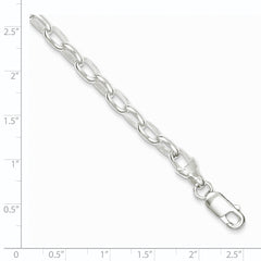 Sterling Silver 7.5inch Fancy Link Bracelet