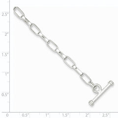 Sterling Silver 7.5inch Fancy Link Bracelet