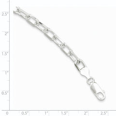 Sterling Silver 7.5inch Fancy Link Bracelet