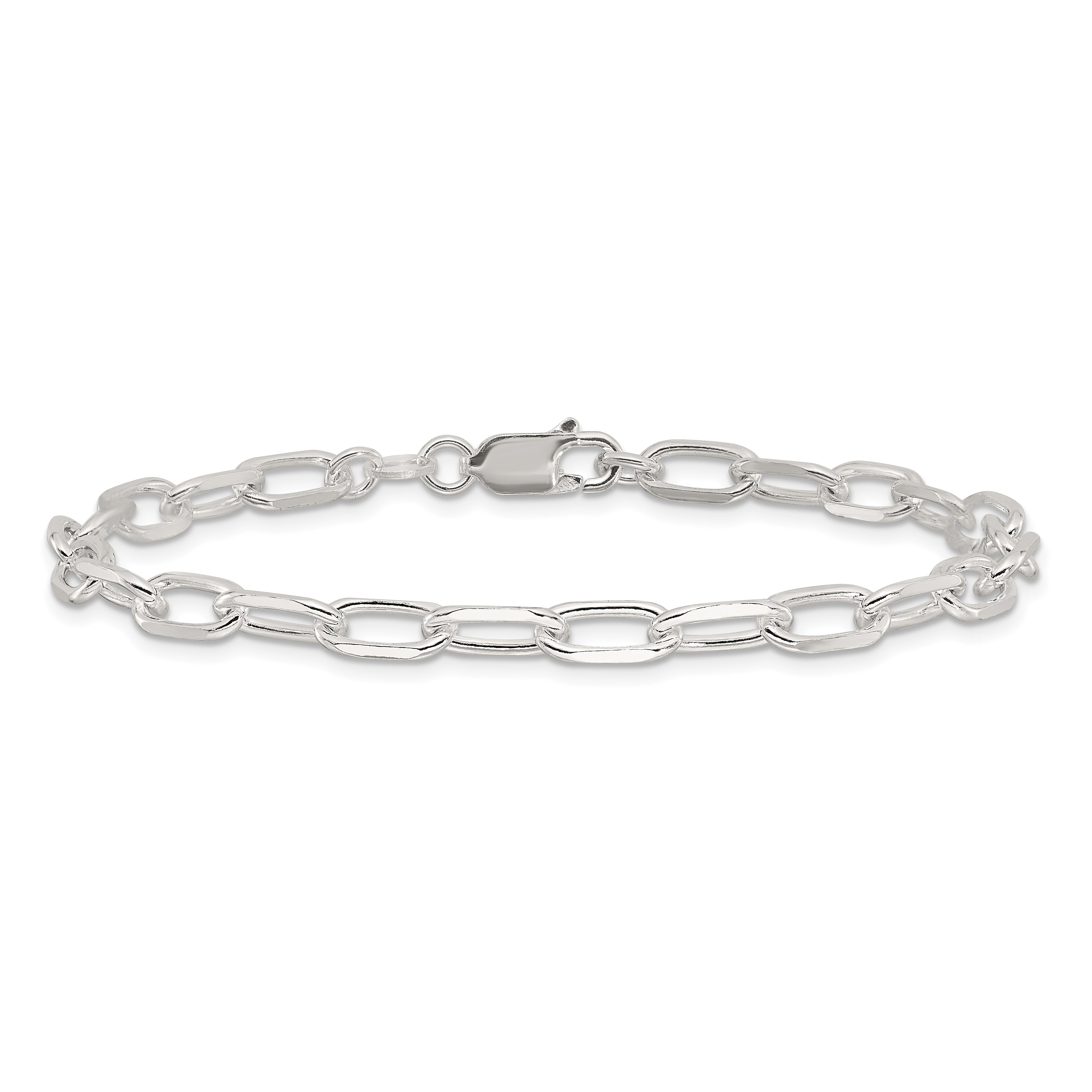 Sterling Silver 7.5inch Fancy Link Bracelet