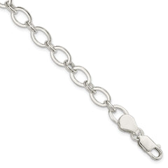 Sterling Silver 7.5inch Fancy Link Bracelet