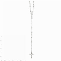 Sterling Silver Polished Rosary