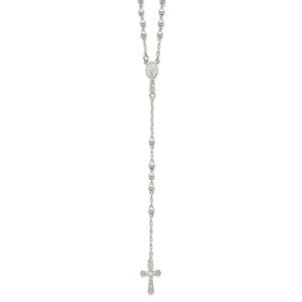 Sterling Silver Polished Rosary