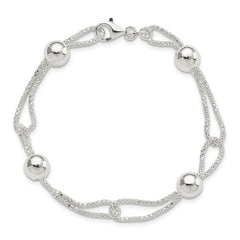 Sterling Silver Fancy Bracelet