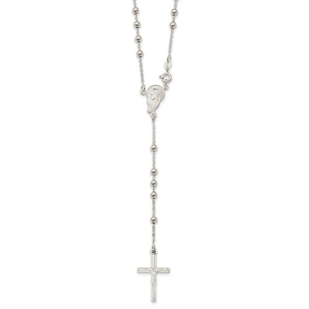 Sterling Silver 925 Solid Crucifix Necklace by Sophia Jewelers