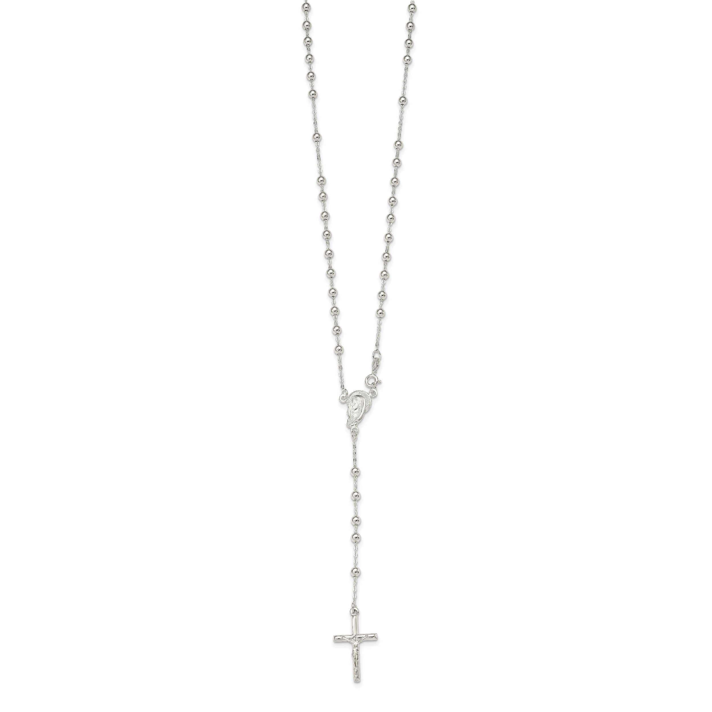 Sophia Jewelers 925 Sterling Silver Crucifix Necklace Elegant Polished Faith Keepsake