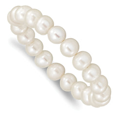 Madi K 5-6mm Freshwater Cultured Pearl Children's Stretch Bracelet