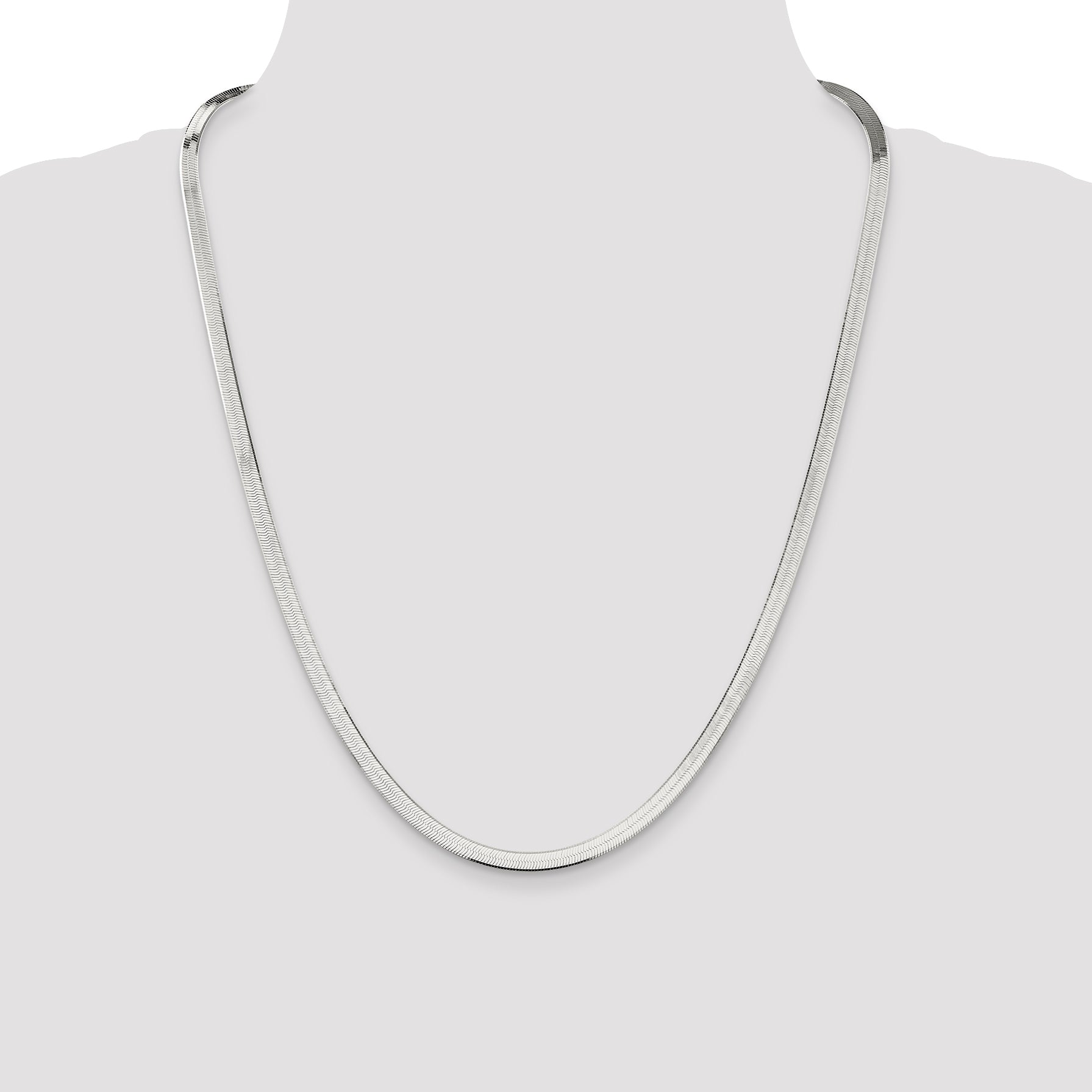 Sterling Silver 4.5mm Magic Herringbone Chain