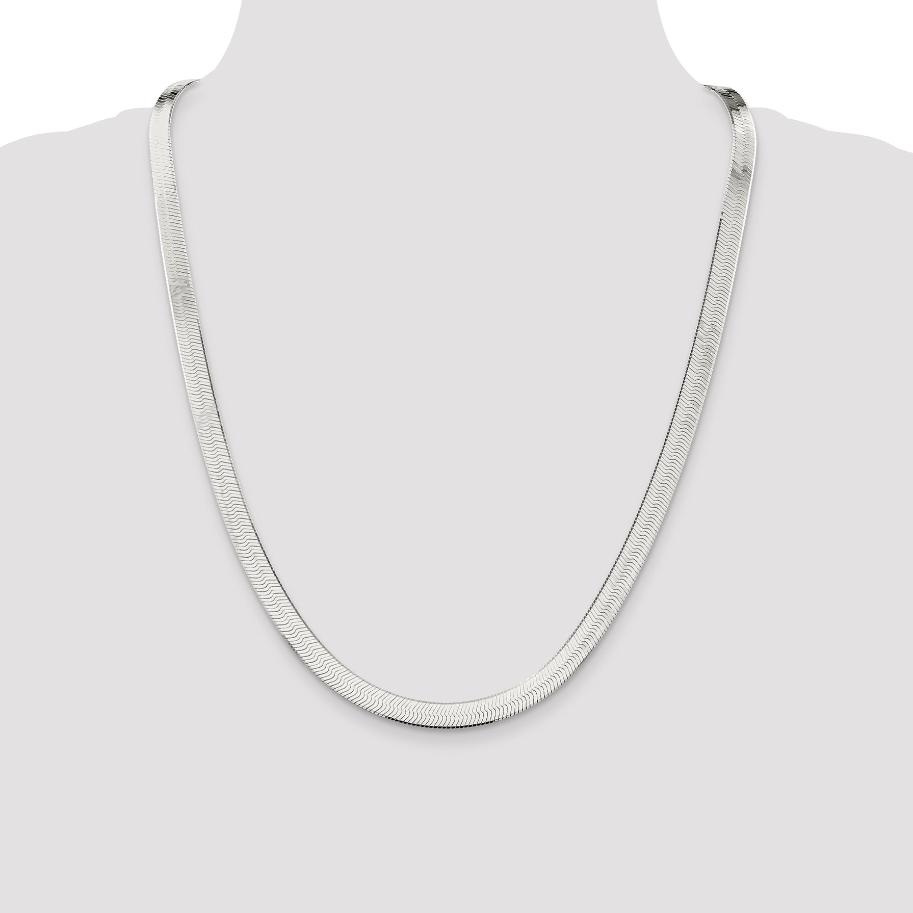 Sterling Silver 7mm Magic Herringbone Chain