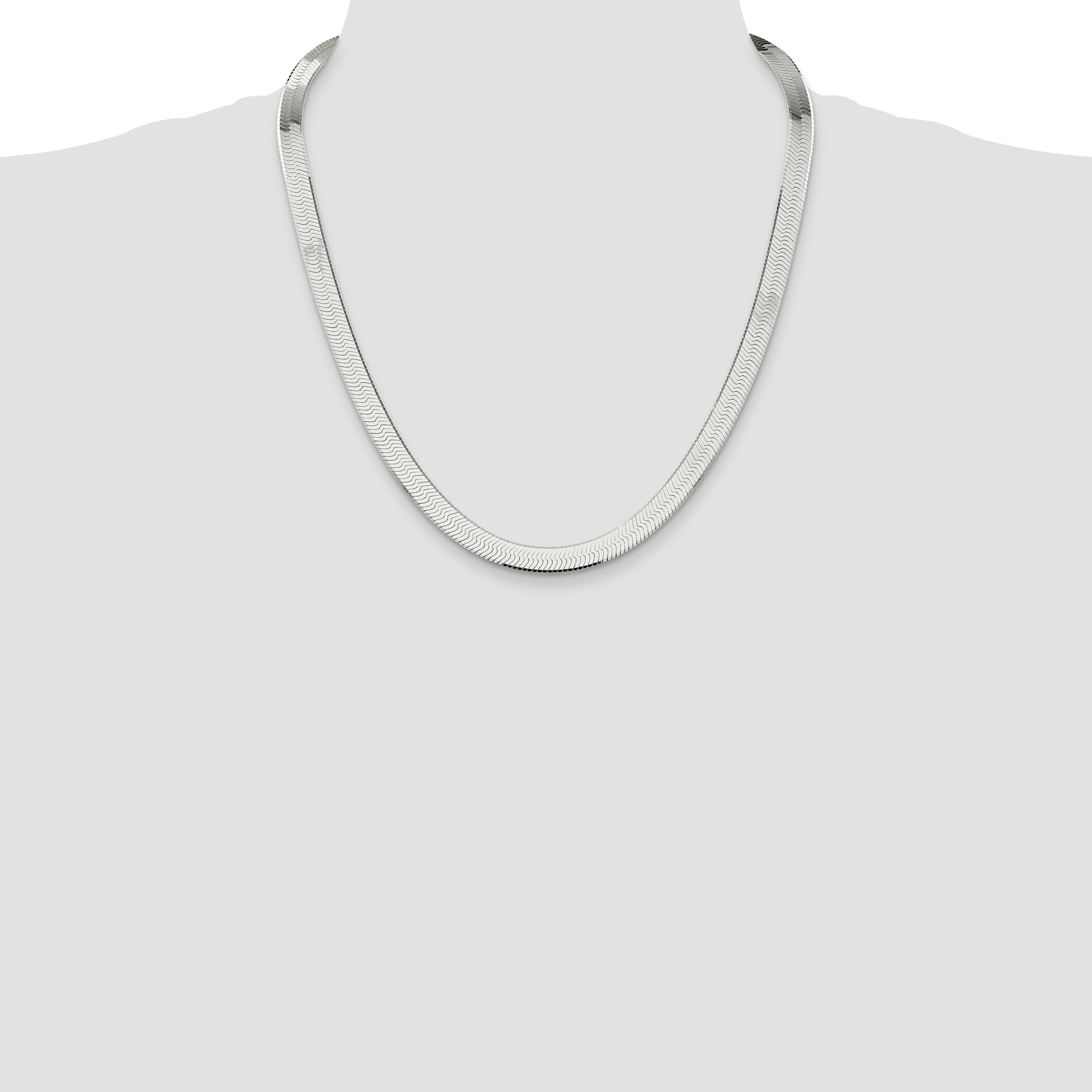 Sterling Silver 8mm Magic Herringbone Chain