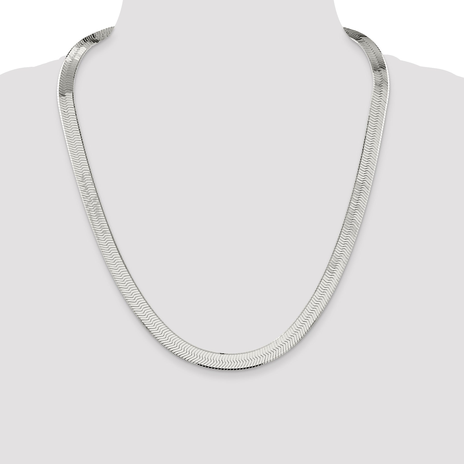 Sterling Silver 8.75mm Magic Herringbone Chain