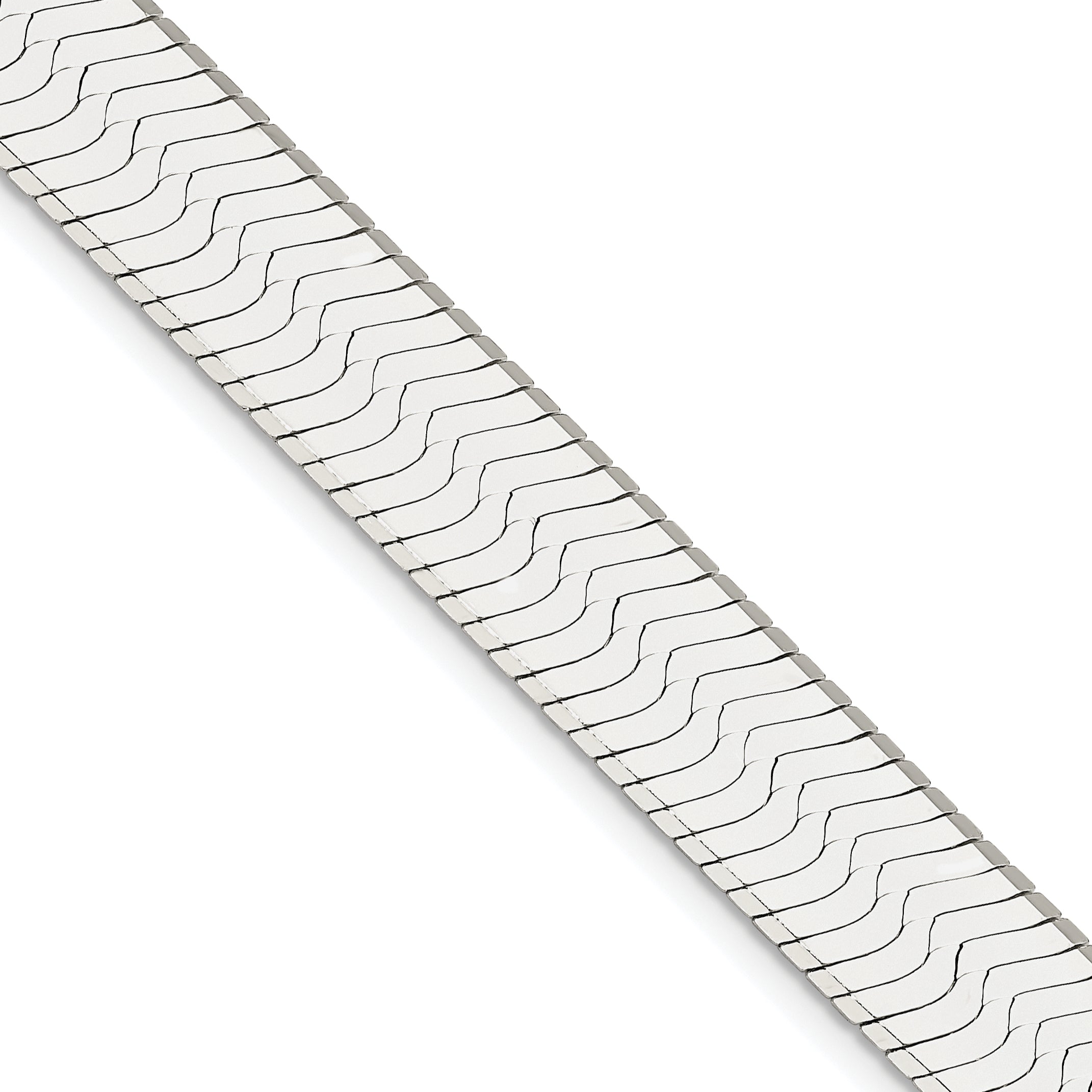 Sterling Silver 10.5mm Magic Herringbone Chain