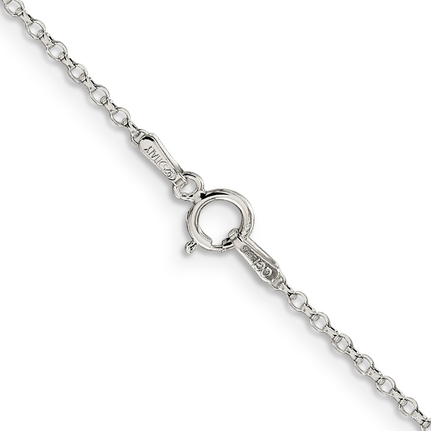 Sterling Silver 1.5mm Diamond-cut Cable Chain