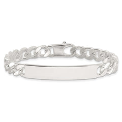 Sterling Silver 7in Curb ID Bracelet