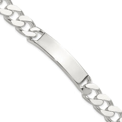 Sterling Silver 8.5in Curb ID Bracelet