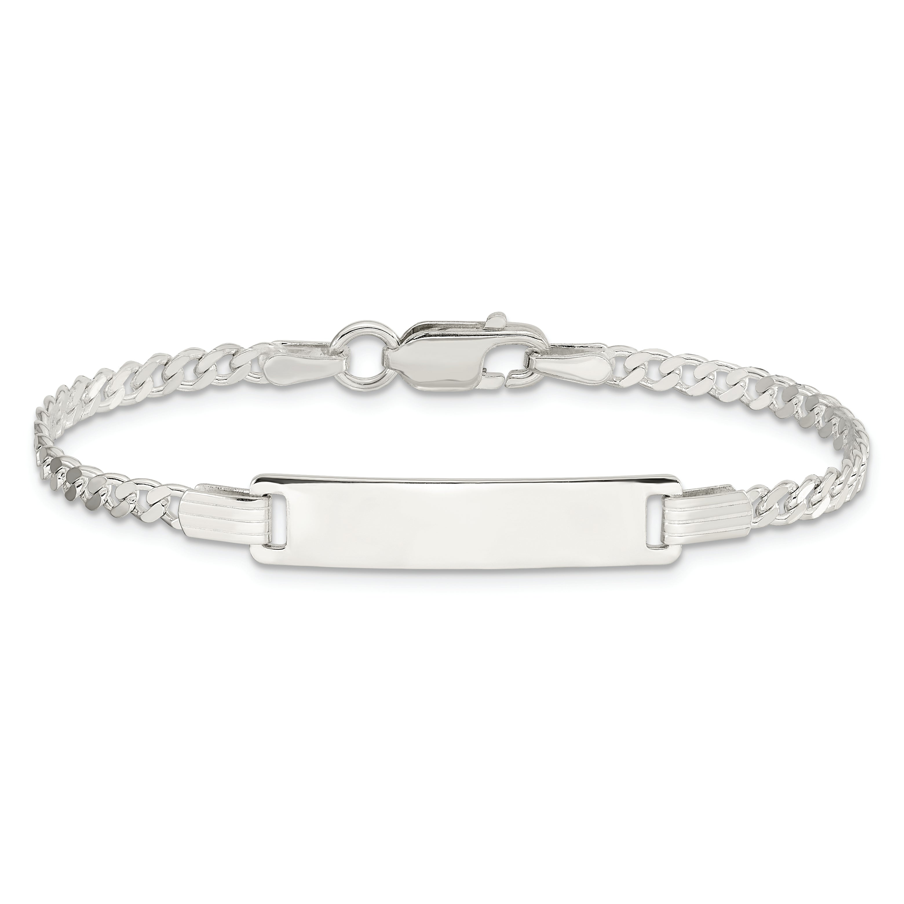 Sterling Silver Baby ID Bracelet