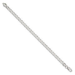 Sterling Silver 5.75mm Flat Curb Chain