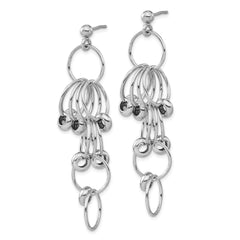 Sophia Jewelers 925 Sterling Silver Polished Dangle Earrings for Women