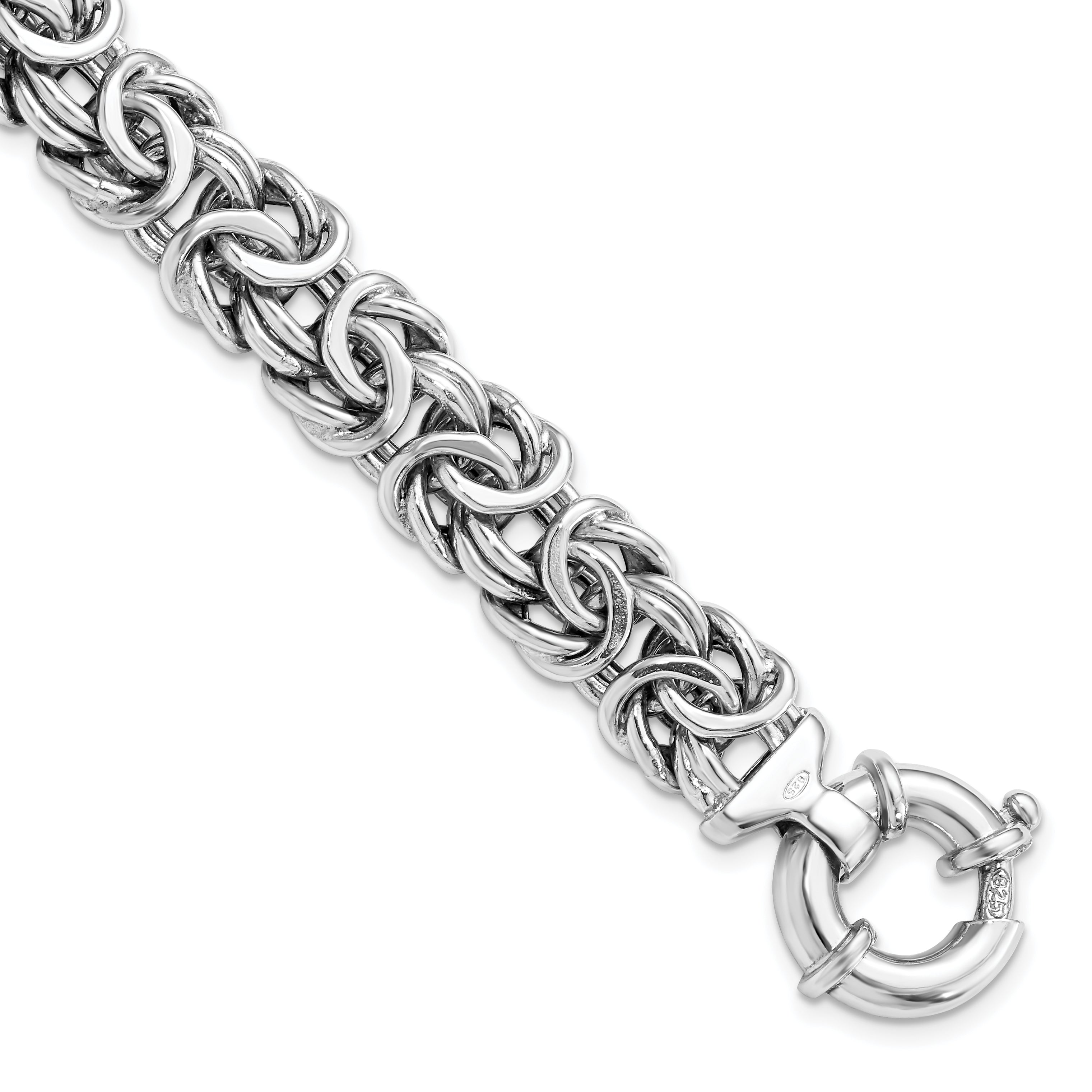 Sterling Silver Fancy Link Bracelet