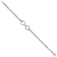 Sterling Silver Infinity Symbol Bracelet